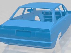 volkswagen voyage 1992 printable body car 3D Print Model