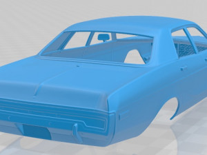 monaco sedan 1972 printable body car 3Dプリントモデル