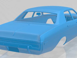 monaco sedan 1972 printable body car 3D Print Model