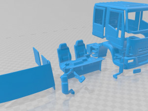 iveco euro cargo double cab 2008 printable Model Cetak 3D