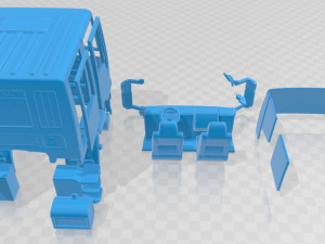 iveco euro cargo double cab 2008 printable Model Cetak 3D