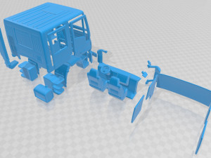 iveco euro cargo double cab 2008 printable Model Cetak 3D