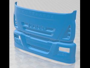 iveco euro cargo double cab 2008 printable Model Cetak 3D