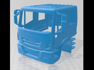 iveco euro cargo double cab 2008 printable Modelo de impresión 3D