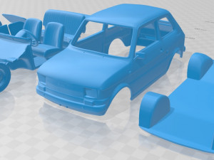 fiat 126 1976 printable car 3Dプリントモデル