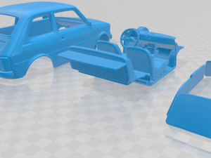 fiat 126 1976 printable car 3D Baskı Modeli