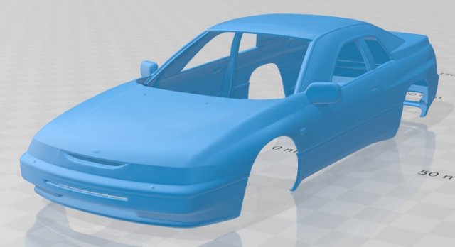 subaru svx 1992 printable body car 3D Принт Модель .c4d .max .obj .3ds .fbx .stl .blend 