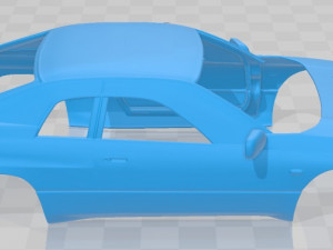 subaru svx 1992 printable body car 3D Принт Модель