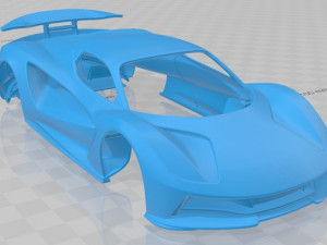 lotus evija 2020 printable body car 3D Принт Модель
