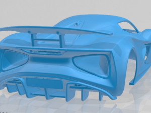 lotus evija 2020 printable body car 3D Принт Модель