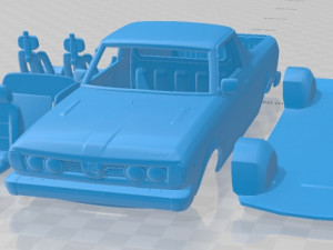subaru brat 1978 printable car Model Cetak 3D