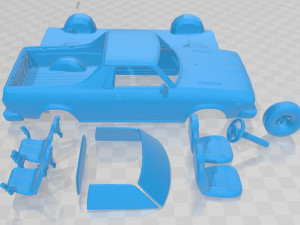 subaru brat 1978 printable car 3D Принт Модель