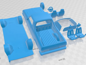subaru brat 1978 printable car 3D Принт Модель