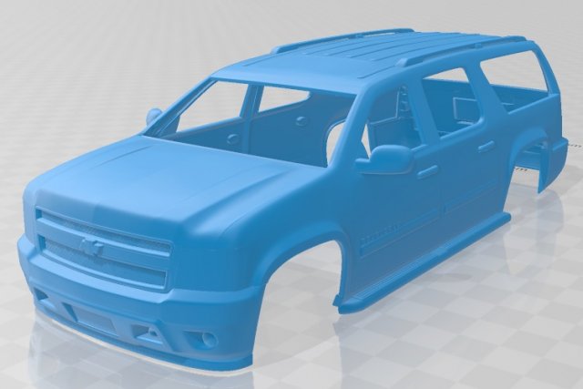 suburban 2010 printable body car 3D Print Model .c4d .max .obj .3ds .fbx .stl .blend 