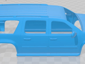 suburban 2010 printable body car 3D Print Model