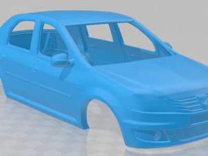 renault dacia logan sedan 2011 printable body car 3D Print Model