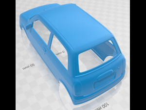 daihatsu mira 1998 printable body car 3Dプリントモデル