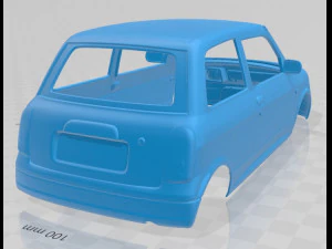 daihatsu mira 1998 printable body car 3D Print Model