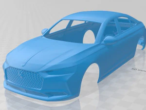 citroen ds 9 2021 carroceria imprim&iacute;vel Modelo de Impressão 3D