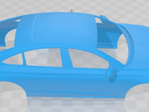 citroen ds 9 2021 printable body car Modello di stampa 3D