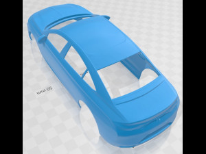 citroen ds 9 2021 printable body car Modello di stampa 3D