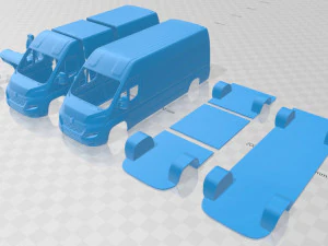 furgoneta citroen jumper 2015 imprimible Modelo de impresión 3D