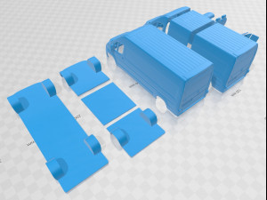 citroen jumper panel van 2015 printable Modèles 3D en vedette
