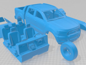 ranger double cab wildtrak 2016 printable car 3D 프린트 모델