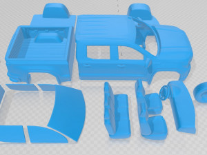 sierra 1500 crewcab shortbox at4 2019 printable car Modèles 3D en vedette