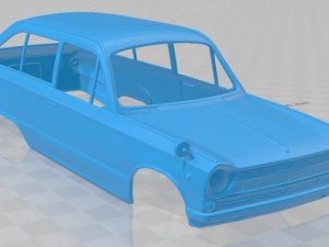 mitsubishi colt 1000f 1966 printable body car 3D Принт Модель