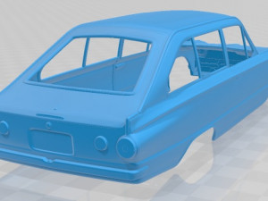 mitsubishi colt 1000f 1966 printable body car 3D Принт Модель