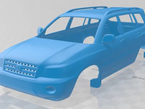 toyota highlander xu20 2003 printable body car 3D Print Model