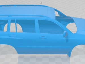 toyota highlander xu20 2003 printable body car 3D Print Model