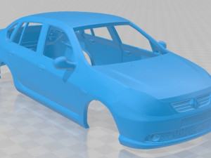 renault symbol 2010 printable body car 3D 프린트 모델
