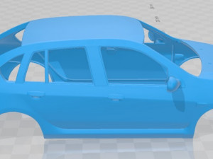 renault symbol 2010 printable body car 3D 프린트 모델