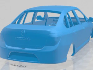 renault symbol 2010 printable body car 3D Print Model