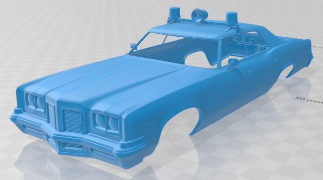 catalina police 1972 printable body car Modèles 3D en vedette .c4d .max .obj .3ds .fbx .stl .blend 