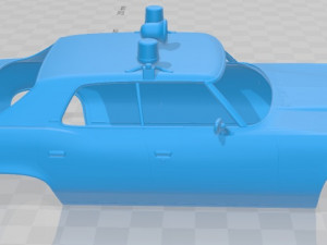 catalina police 1972 printable body car Modèles 3D en vedette