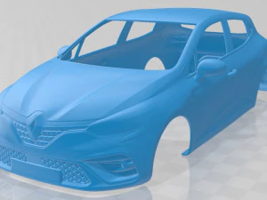 renault clio rs line 2019 printable body car 3D Print Model