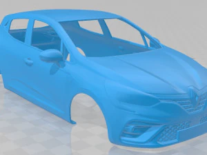 renault clio rs line 2019 printable body car 3D Print Model