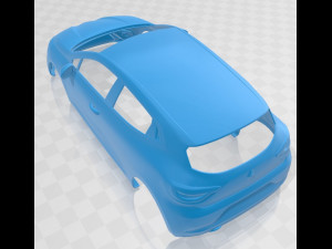 renault clio rs line 2019 printable body car 3Dプリントモデル