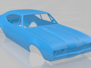 442 cutlass printable body car 3D-printmodel