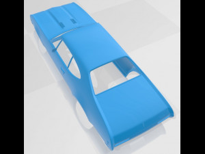 442 cutlass printable body car 3D-printmodel