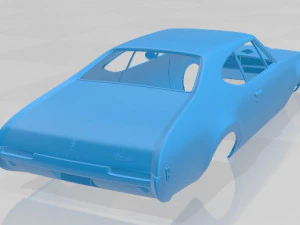 442 cutlass printable body car 3D Print Model