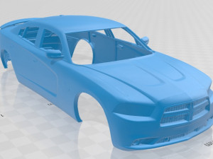 dodge charger lx 2011 printable body car 3D प्रिंट मॉडल