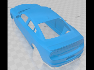 dodge charger lx 2011 printable body car 3D प्रिंट मॉडल