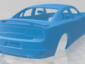 dodge charger lx 2011 printable body car 3D प्रिंट मॉडल