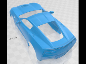 c7 printable body car 3D 打印模型