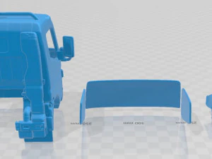mitsubishi fuso single 2016 printable cabin truck 3D Print Model