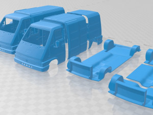 renault master panel van 1980 printable 3D Print Model